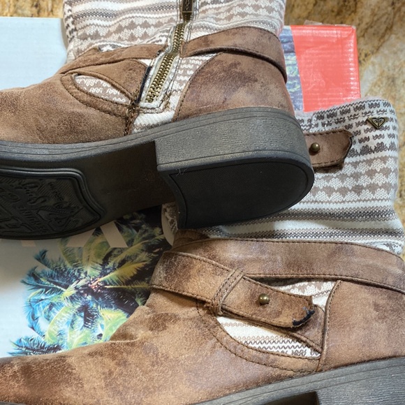 Roxy brown faux fur lined boots, size 9, good condition - Picture 10 of 12